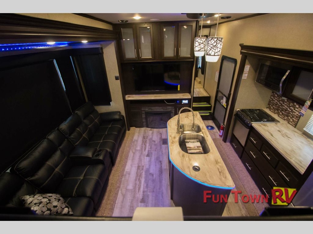 Forest River XLR Thunderbolt Toy Hauler Fifth Wheel Interior